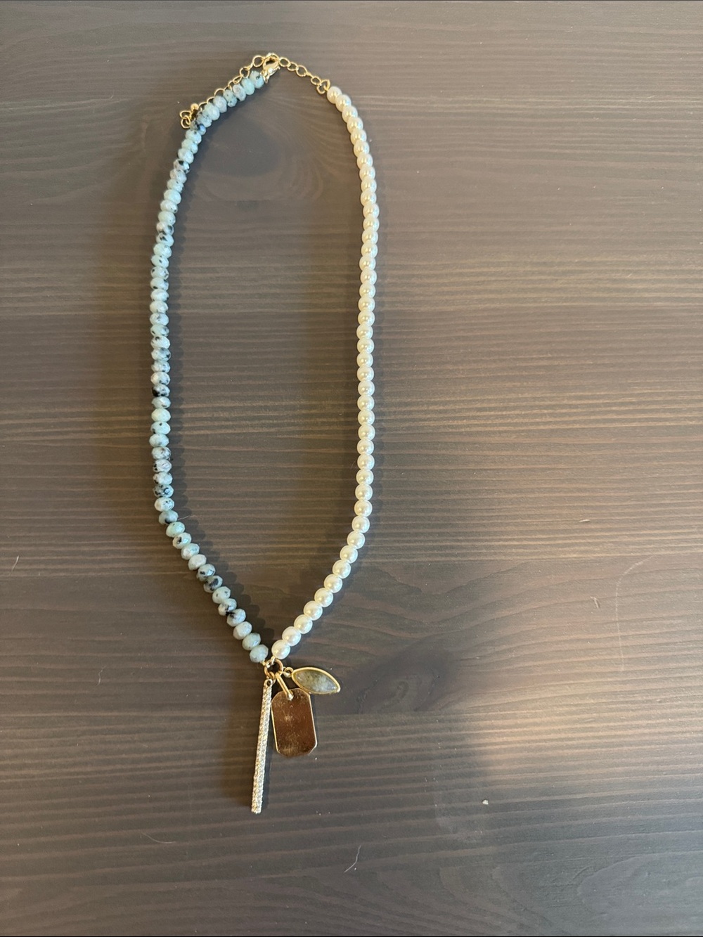 Beaded Charm Necklace from Anthropologie